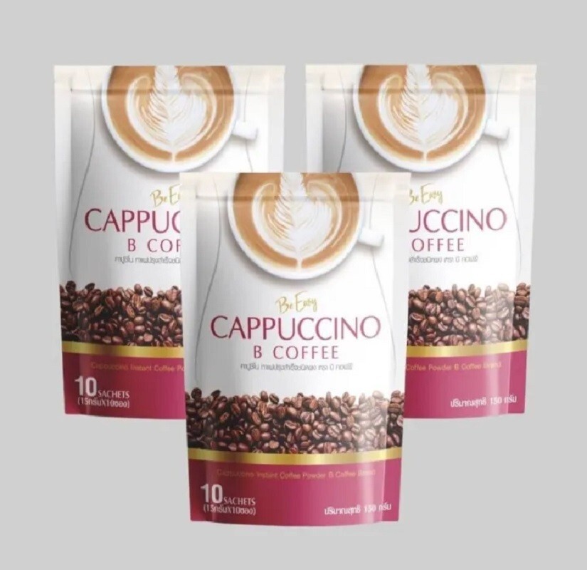 Be Easy B Coffee Cappuccino Instant Powder Detox Diet Weight Management No Sugar