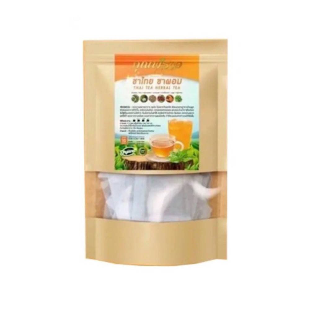 Khun Prao Thai Tea Thai Tea Green Tea 10 tea bags brew instead of water no sugar