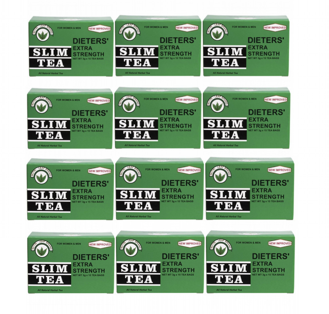 12 x Nutri-Leaf Dieters’ Extra Strength Slim Tea Bag 3g x 15 Herbal Tea Bags