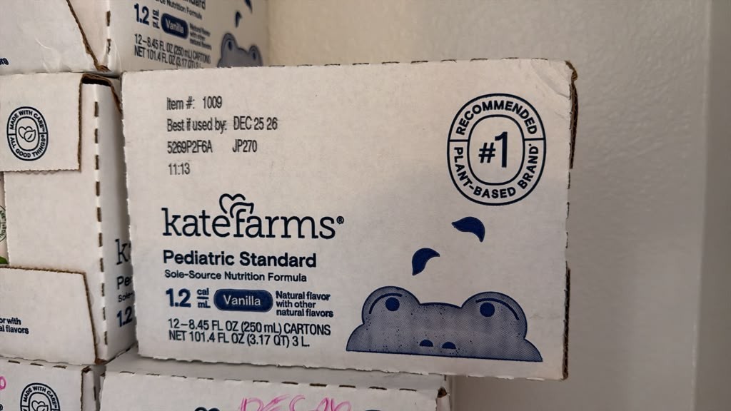 Kate Farms Pediatric Standard 1.2 Vanilla Formula 8.45 oz Carton Case of 12