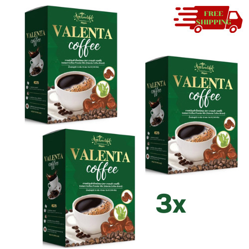 3x Valenta Coffee Intense Burn Diet High Fiber Sugar Free Weight Loss