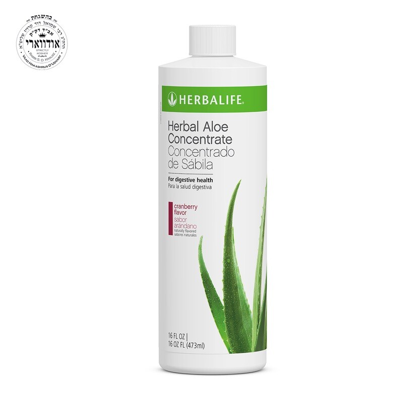 Herbal Aloe Concentrate Cranberry favor- 16oz