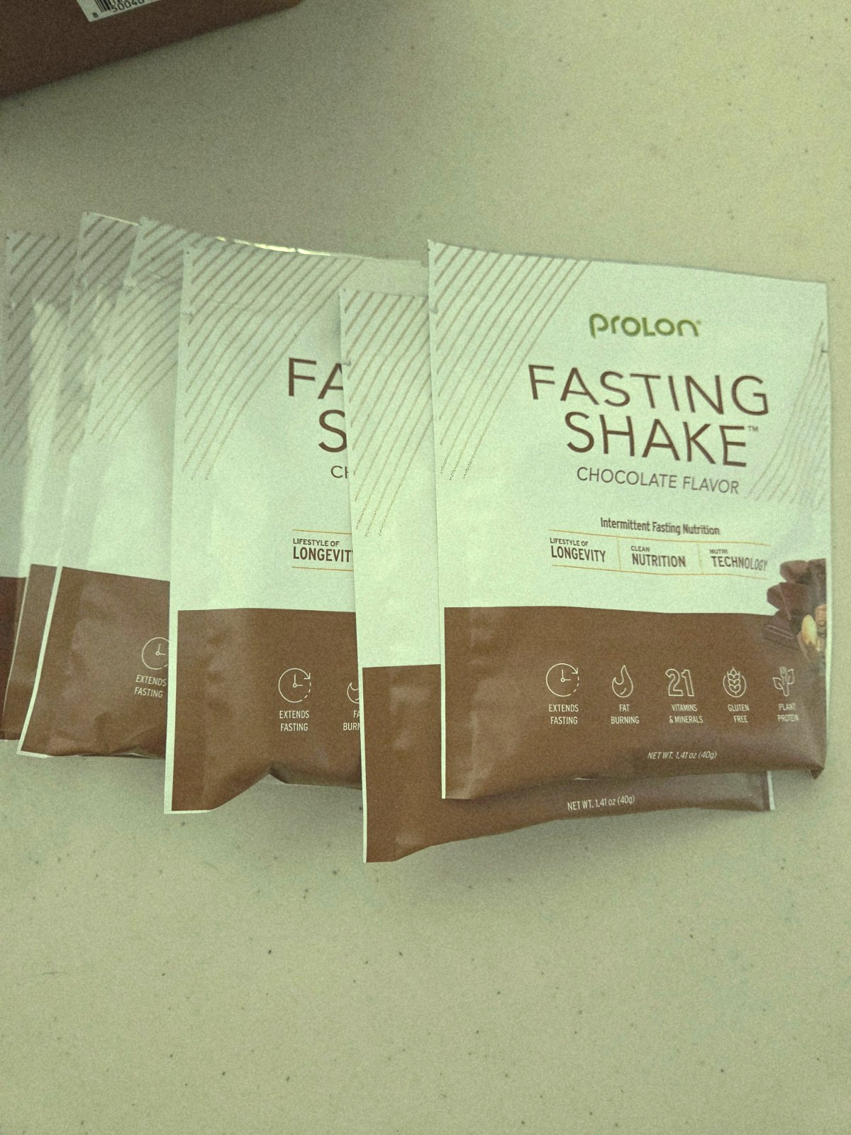 Prolon Intermittent Fasting Shakes Supplement 7 servings Macadamia Chocolate