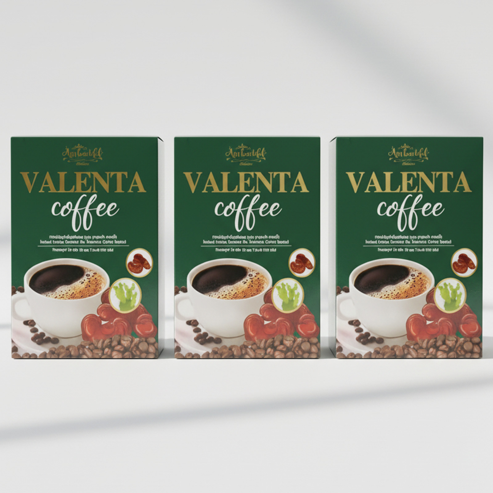 Valenta Instant Coffee Weight Diet High Fiber Sugar Free Loss Intense x3