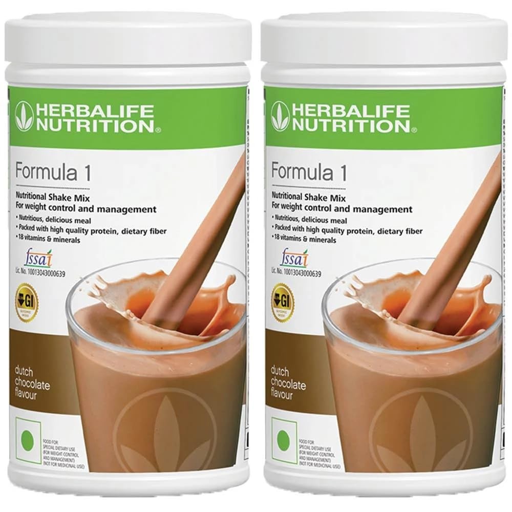 Herbalife Nutrition Formula 1 Nutritional Chocolate Shake (500g x 2) – Pack of 2