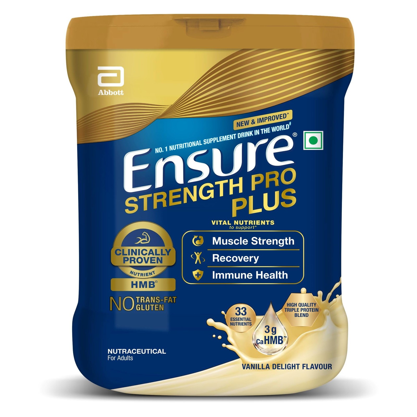 Ensure Plus Powder – 1 Kg (Vanilla), Blue