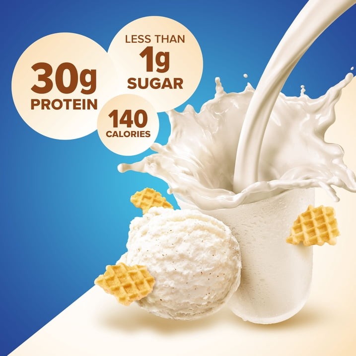 Vanilla Protein Shake, 30g Protein, 11 fl oz, 4 Pack Free Shipping in 2 days