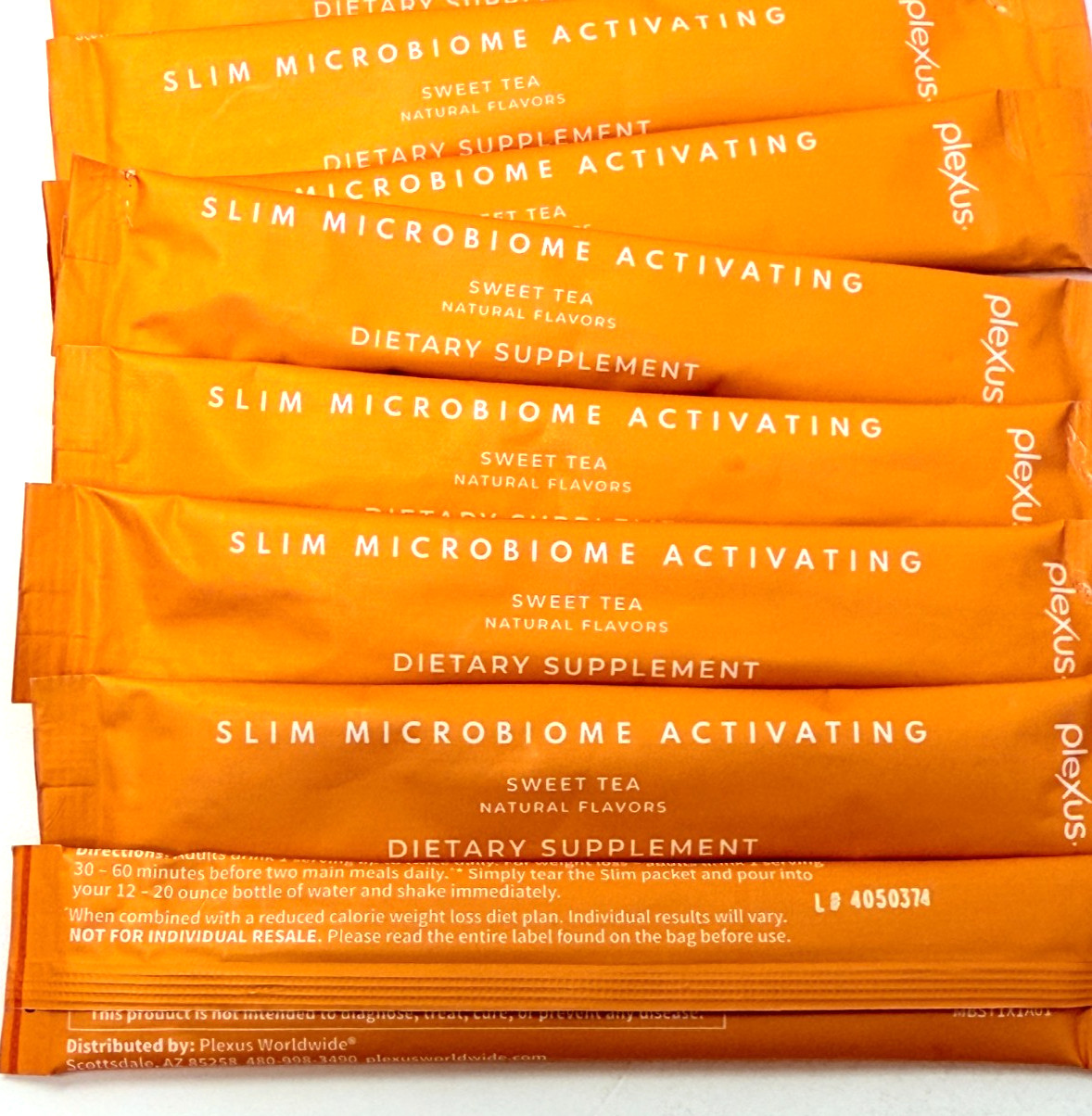 Plexus Slim 10 Individual Packets Microbiome Activating SWEET TEA