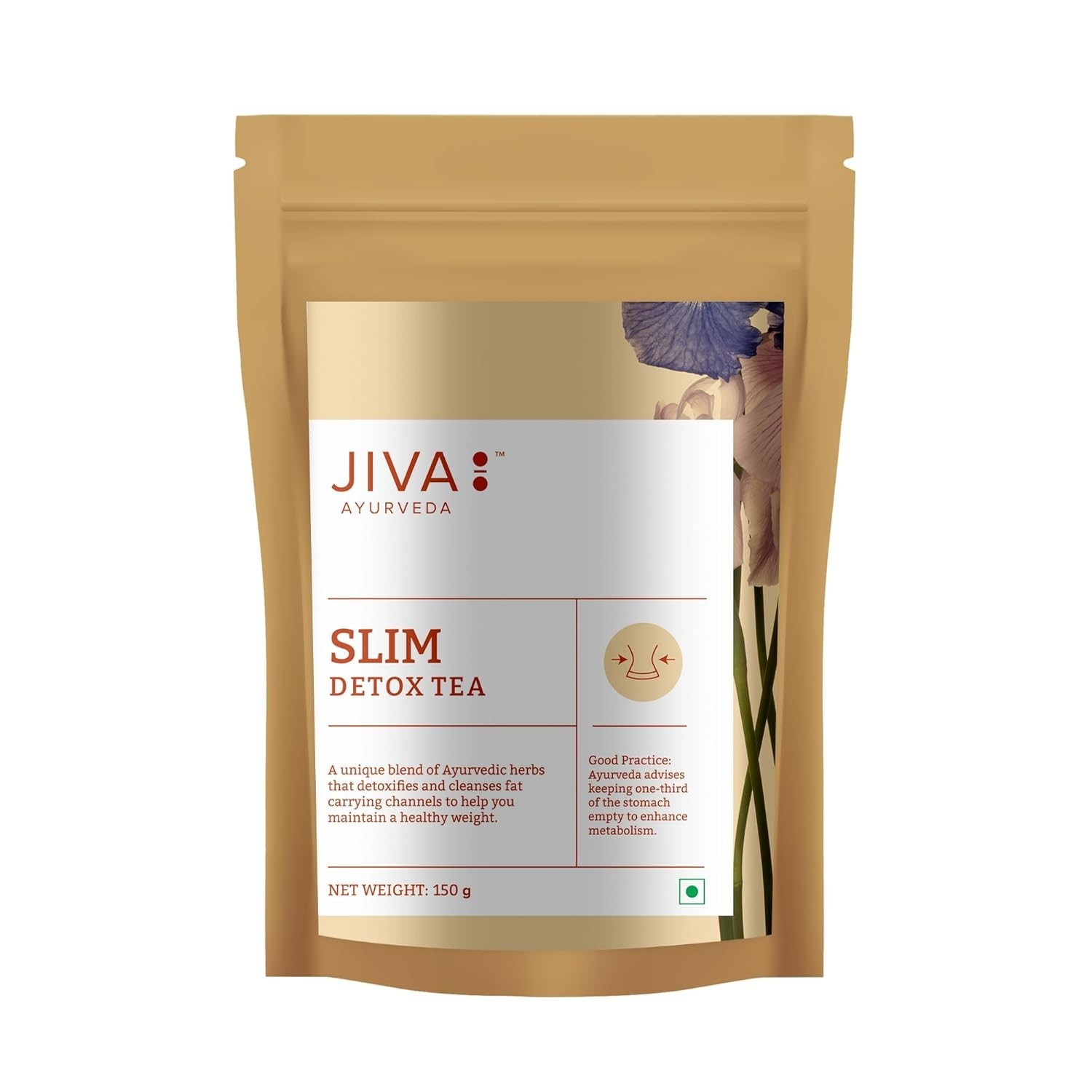 Jiva Ayurveda Slim Tea 150gm | 100% Ayurvedic LONG EXPIRY