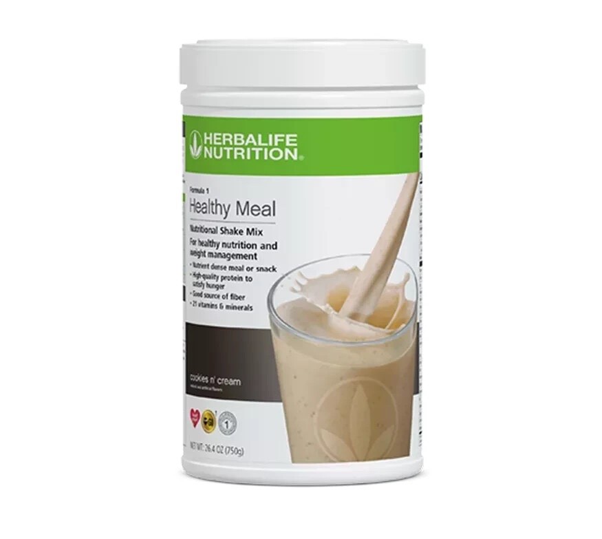 HERBAL FORMULA 1 Healthy Meal Nutritional Shake COOKIES N’ CREAM 26.4 OZ (750g)