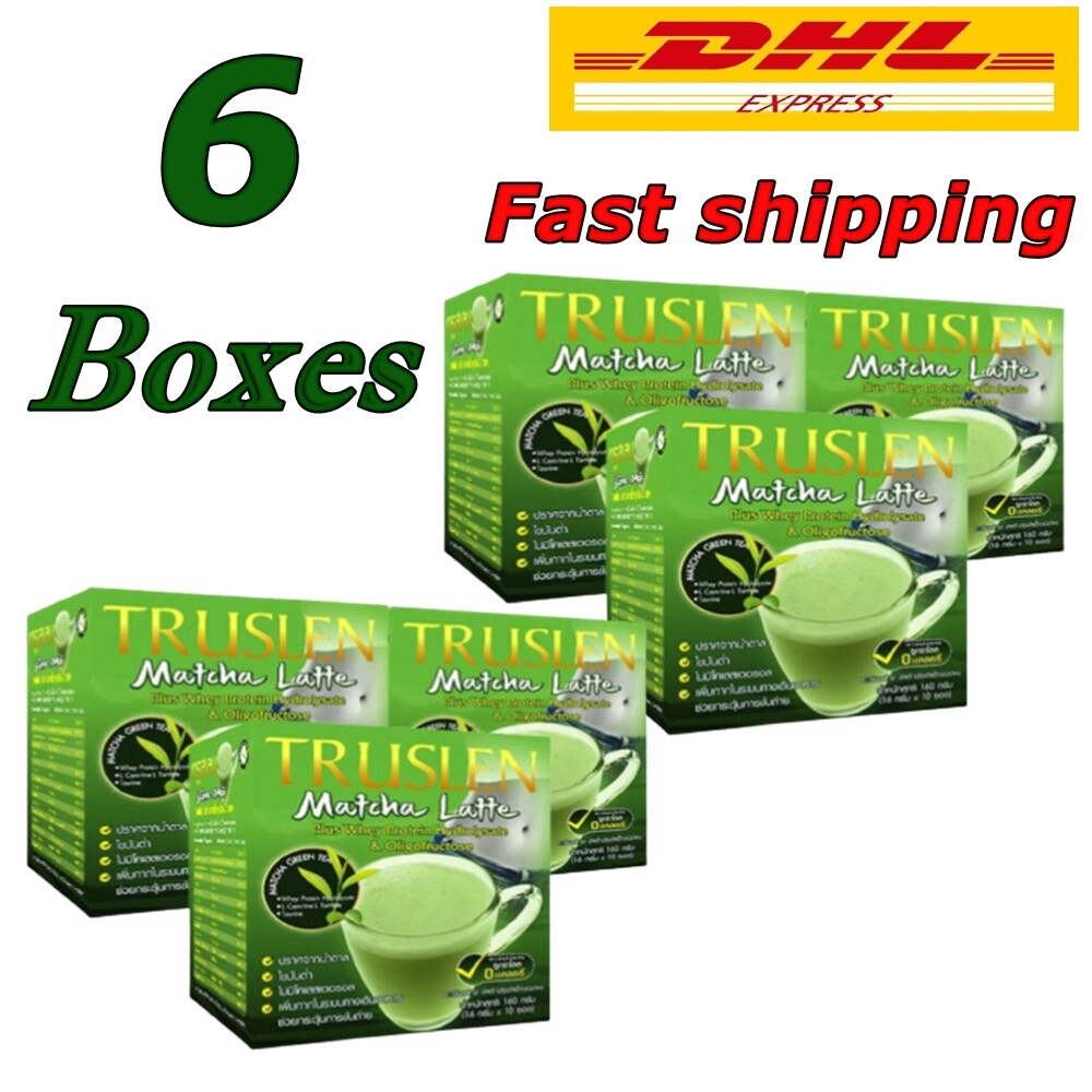 6x Coffee Matcha Latte Truslen Weight Control Burn Diet Sugar Free Slim Shape