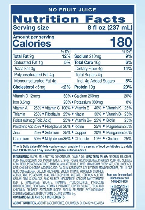 Glucerna Nutritional Shake, Creamy Strawberry 🍓 8-fl-oz, *Pack of 12 Bottles