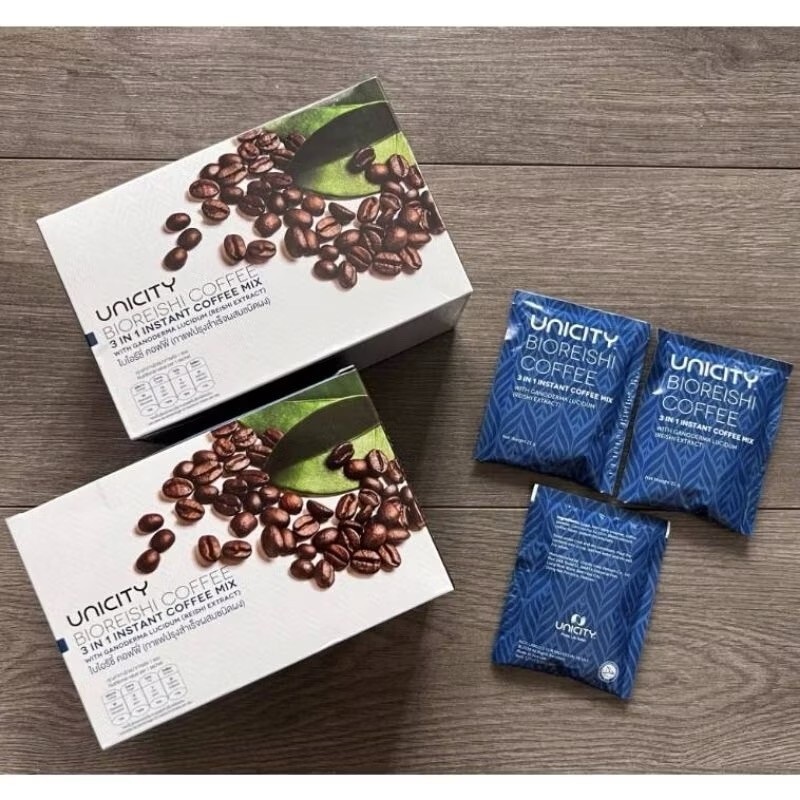 9 X UNICITY BIO REISHI Instant Coffee Beverage Cholesterol Free Weight Control