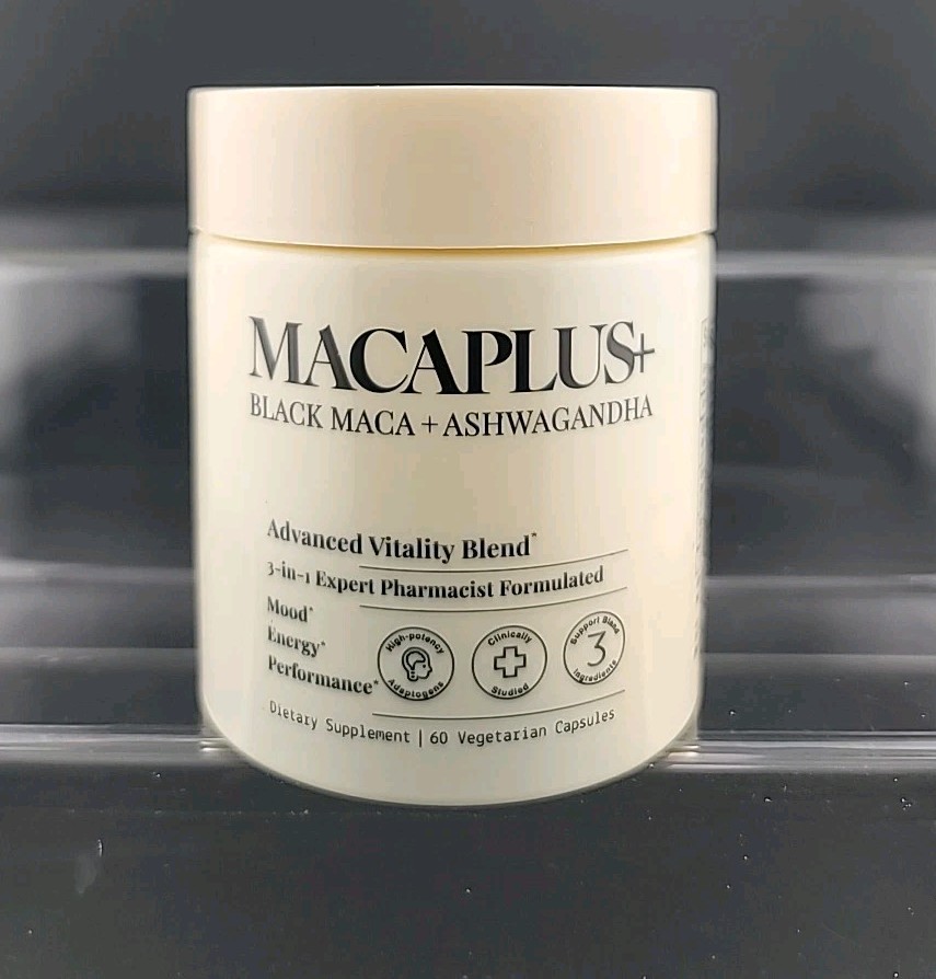 MACAPLUS+ Black Maca Root + Ashwagandha + Fenugreek – #1 Highest Potency…