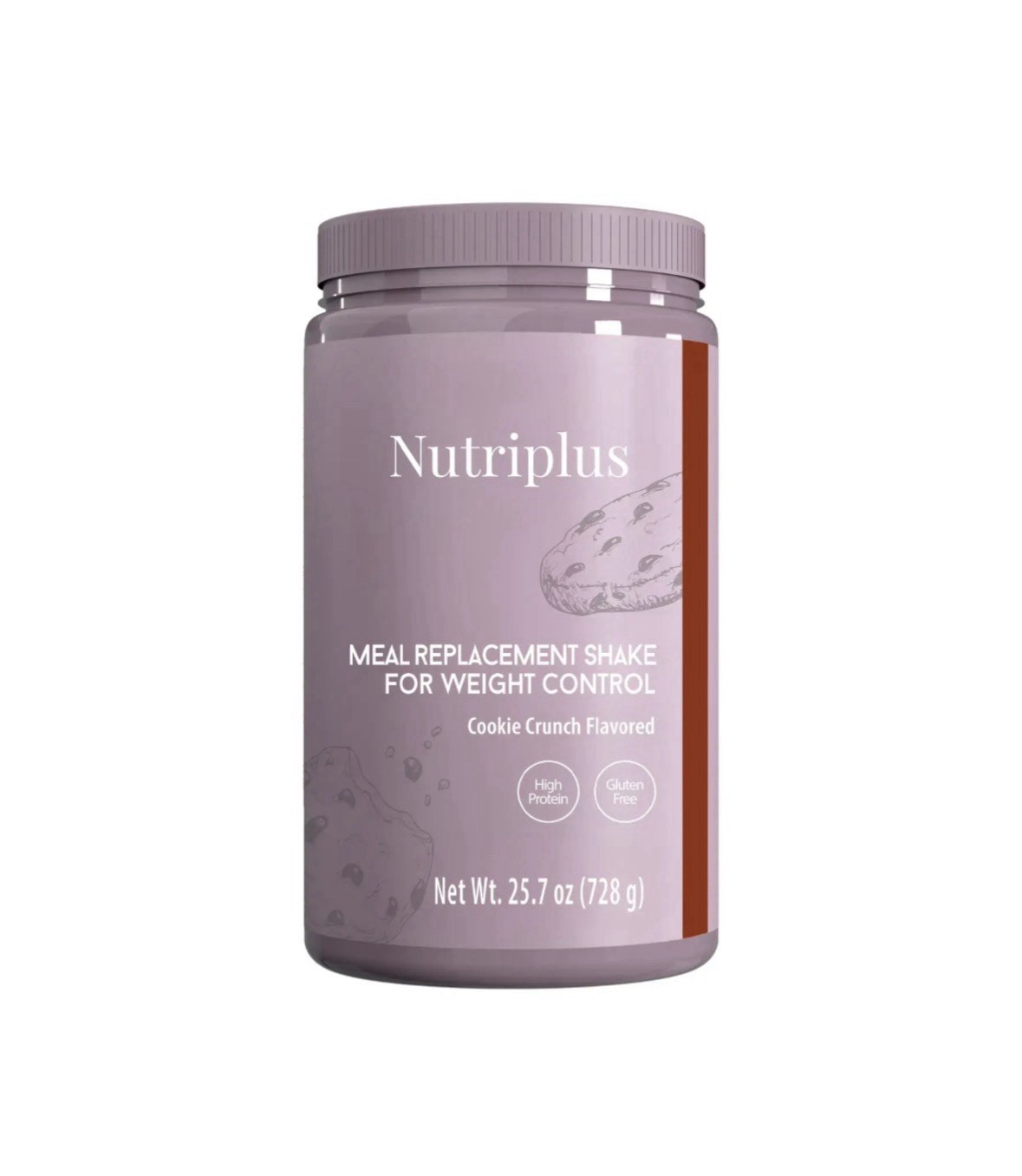 Farmasi Nutriplus Shake – Cookie Crunch 25.7oz NEW! Pea Protein