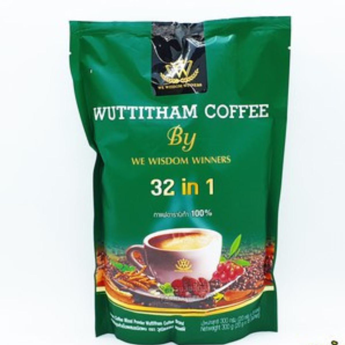 Coffee Wuttitham Instant Weight Control Herbs Mixed Health Slimming Anti Aging