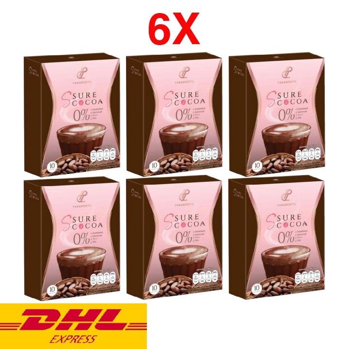 6x S Sure Pananchita Cocoa Instant Powder Mix Drink No Sugar Control Hunger