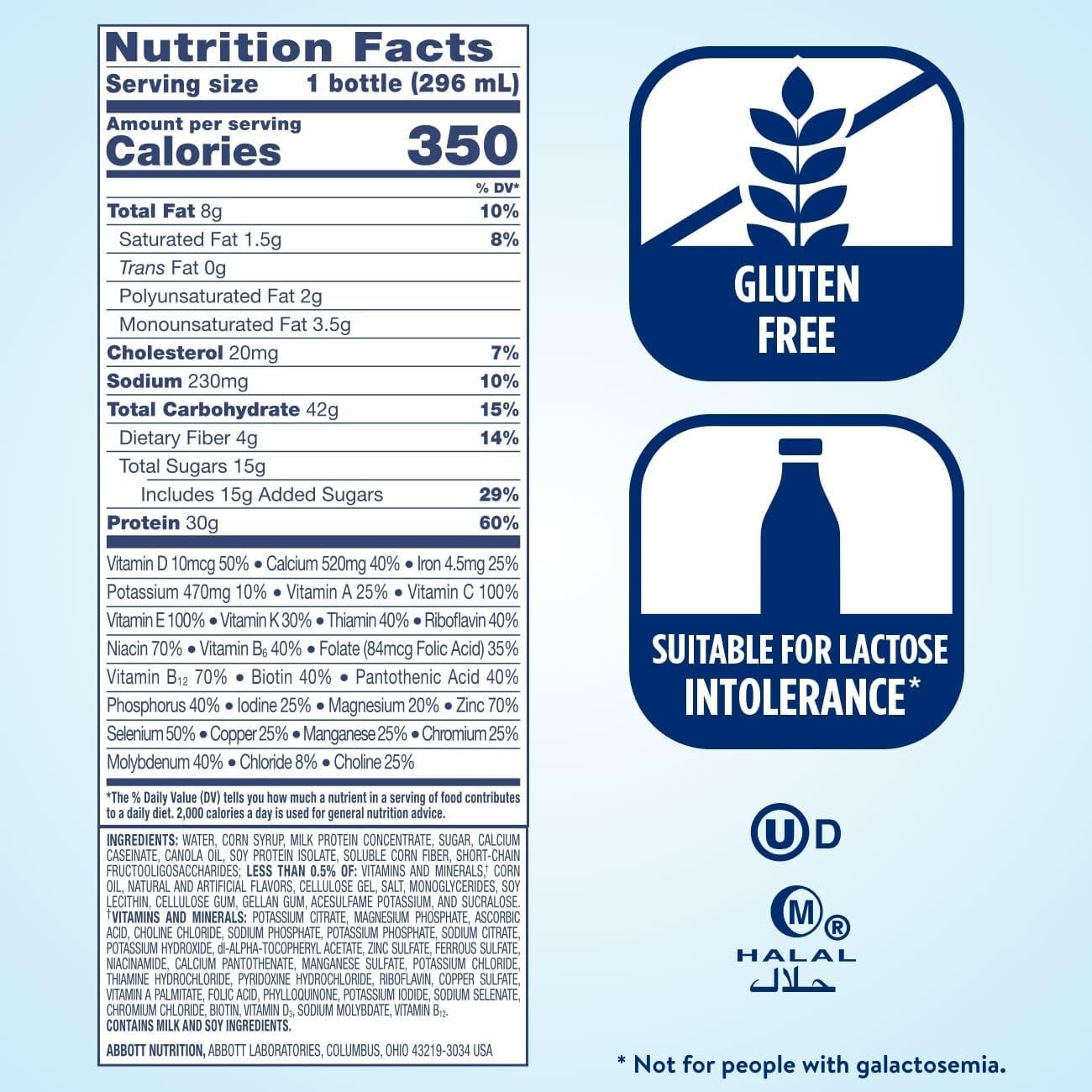 COMPLETE Vanilla Nutritional Shake, Meal Replacement, Vanilla, 10 fl oz, 24 Pack