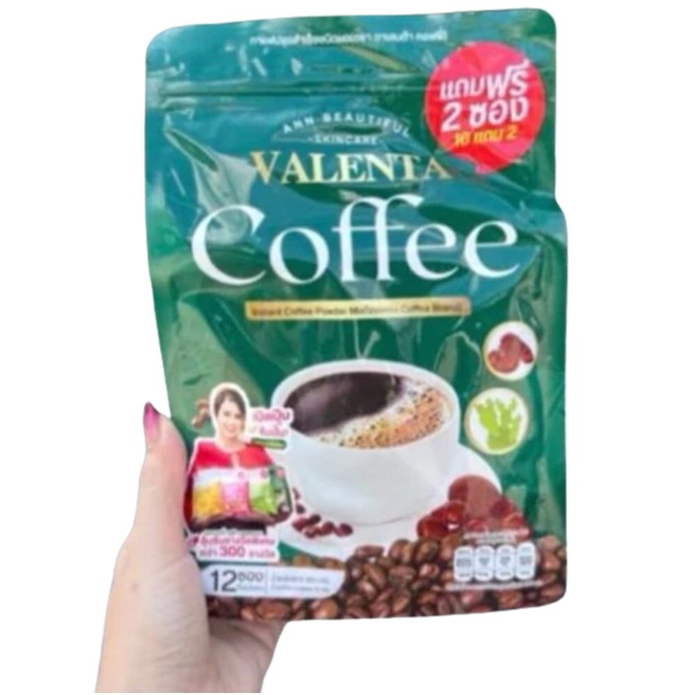 6X Valenta Instant Coffee Intense Weight Control High Fiber Detox Sugar Free 12