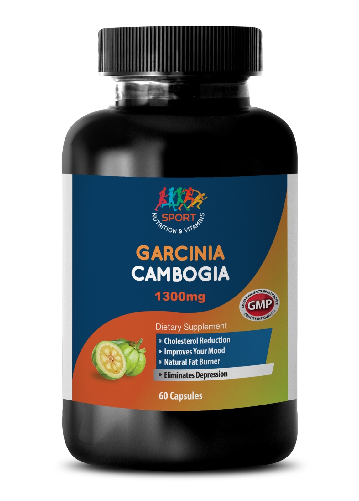 Pure Garcinia Cambogia Extract – Natural Weight Loss – Diet Fat Burner – 1B 60Ct