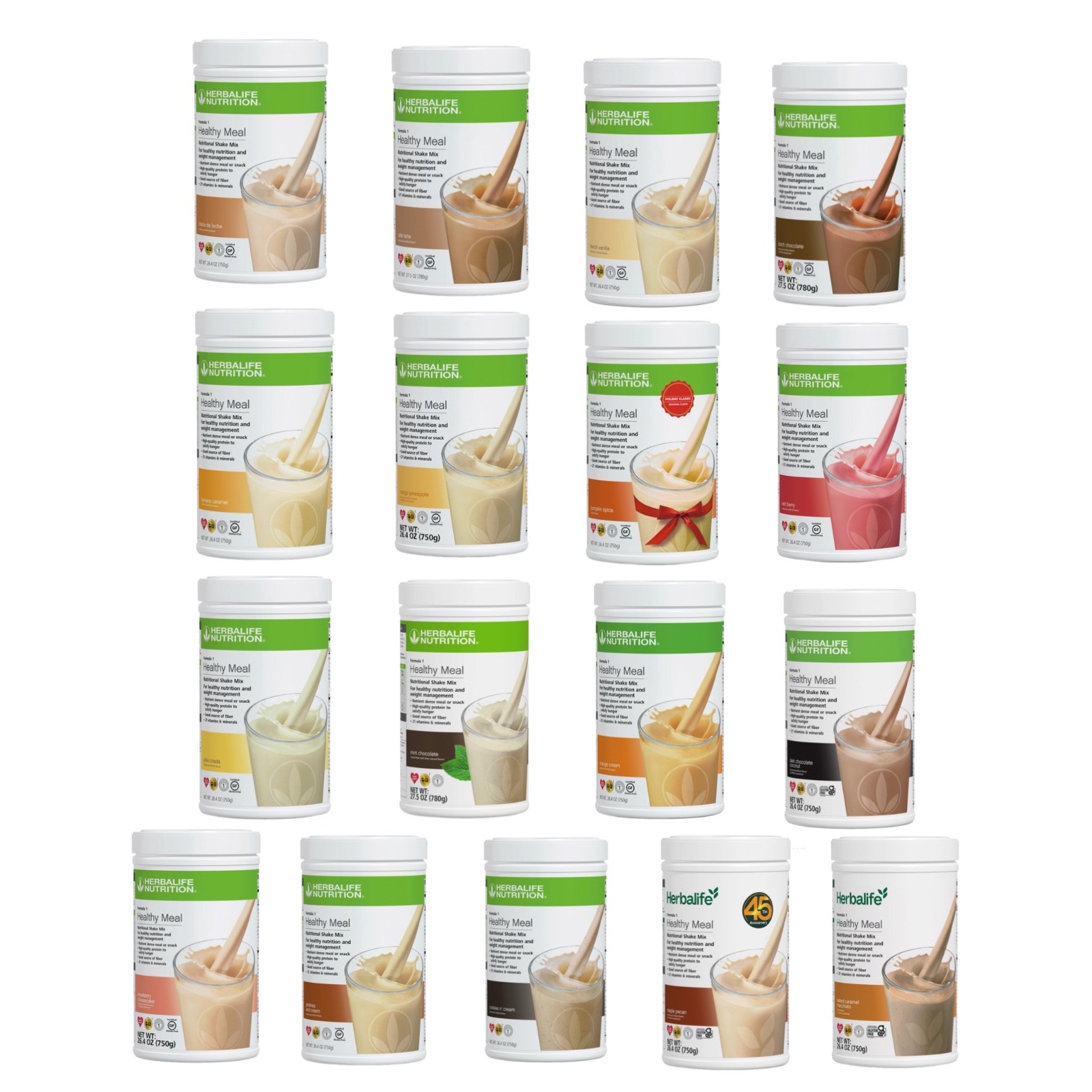 HERBAL FORMULA 1 Healthy Meal Nutritional Shake Mix 750g All Flavors – From USA