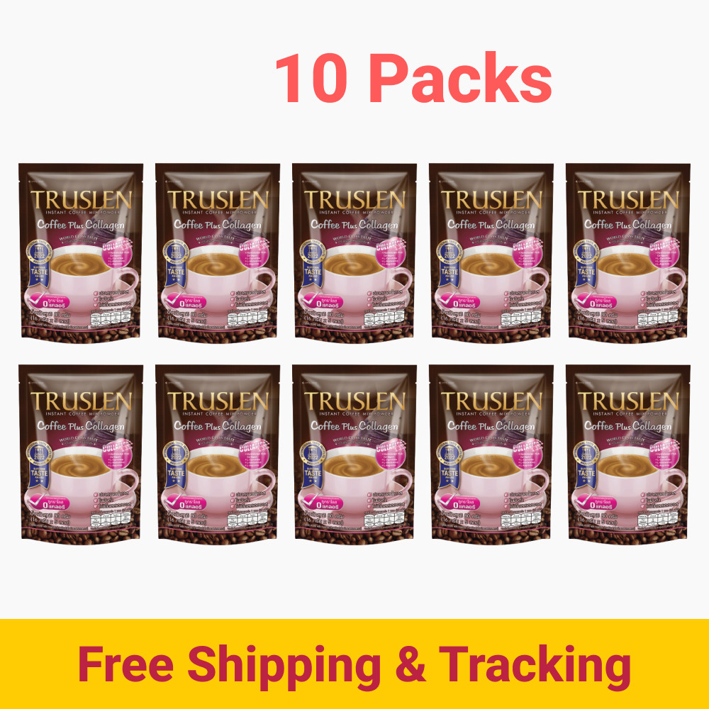 10x Truslen Coffee Mix Plus Collagen Weight Control Sugar Free Low Fat Fit Body