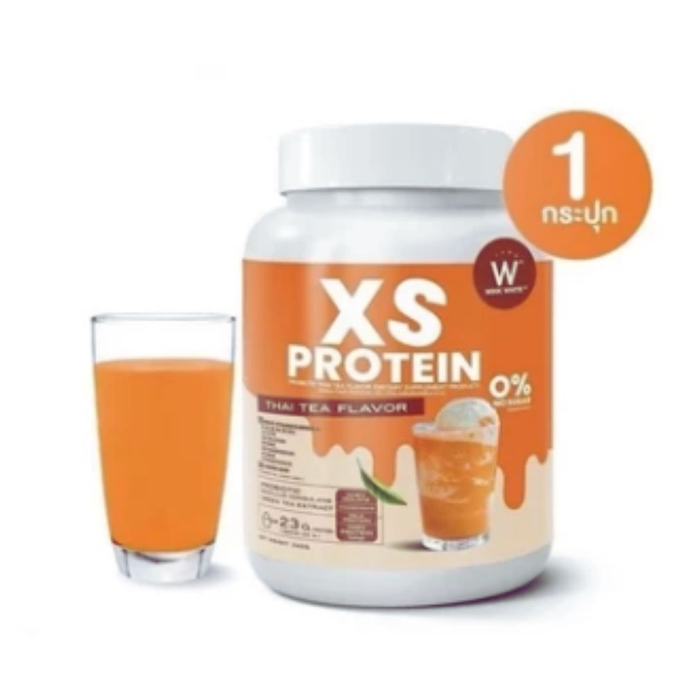 Wink White XS Protein Dietary Supplement Thai Tea Flavor 240g High Protein Low C