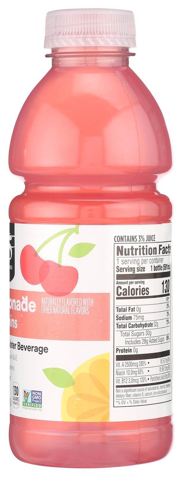 365 by Whole Foods Market, Nutrient Enhanced Water, Pink 20 Fl Oz (Pack of 1)