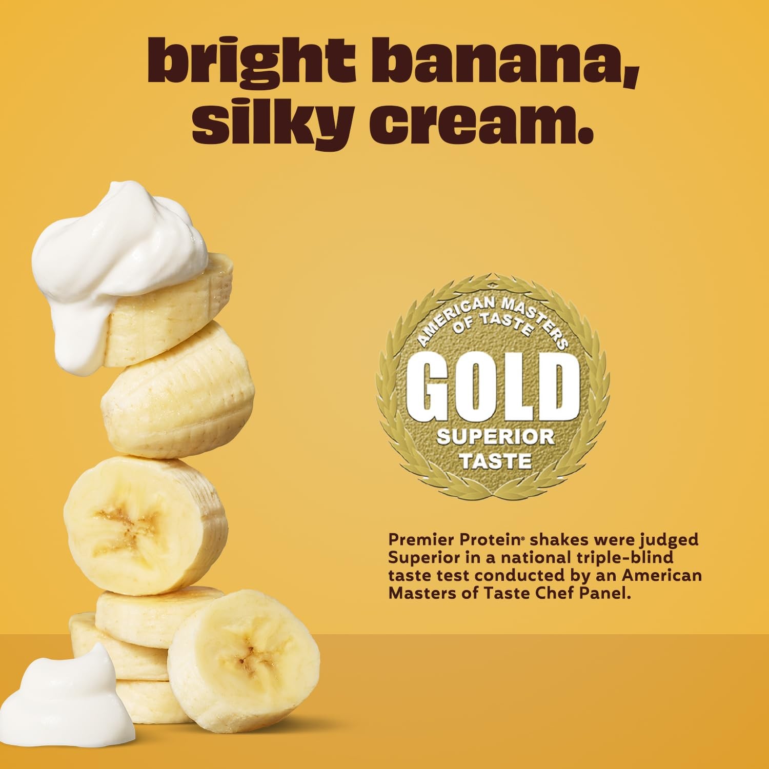 30g Protein Shake Bananas and Cream No Sugar Vitamins Shake Premier Protein