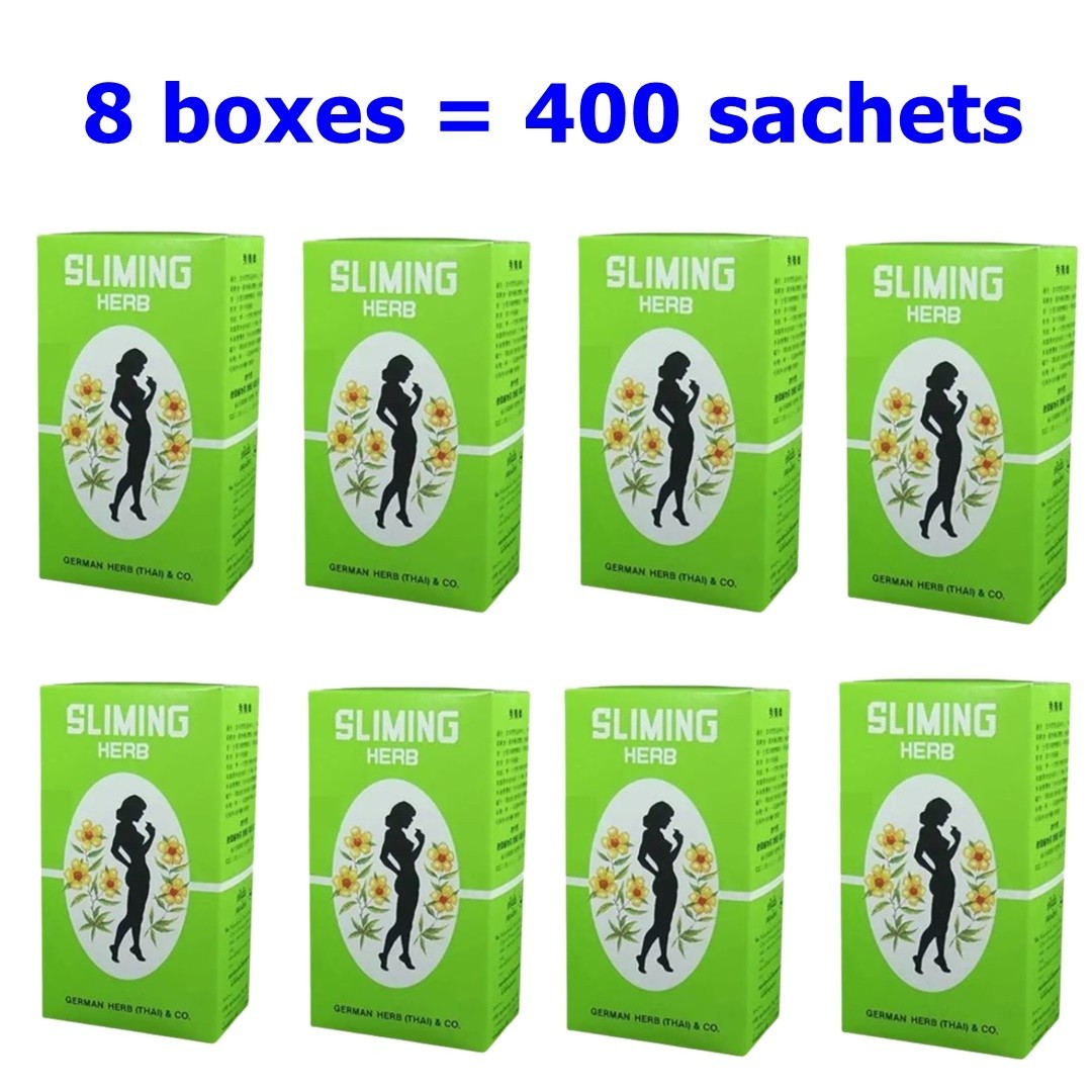 8x German Herb Sl i ming Tea Diet Weight Management Burn Fit Laxative 400pcs