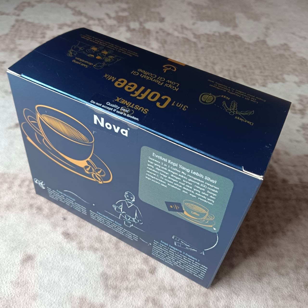 Nova Sustinex 3in1 Low GI Coffee Diabetic Friendly Premium Healthy Arabica Blend