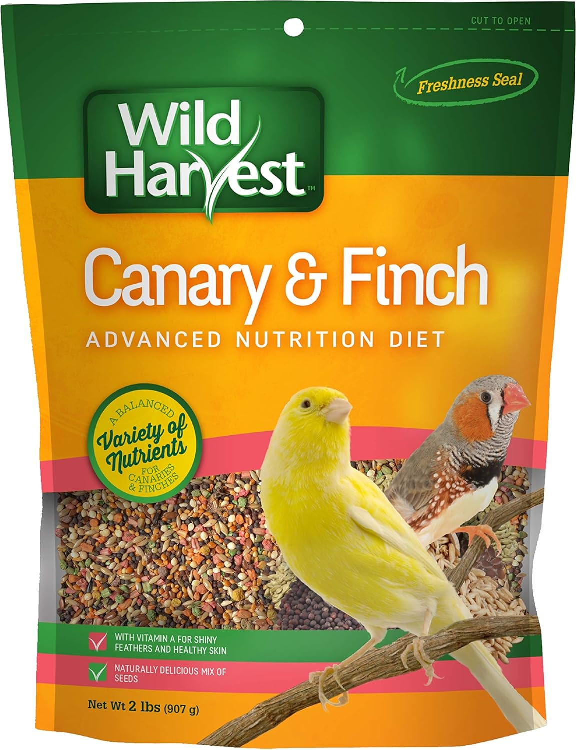 Advanced Nutrition Diet Canary & Finch, Naturally Delicious Seed Mix with Vitami