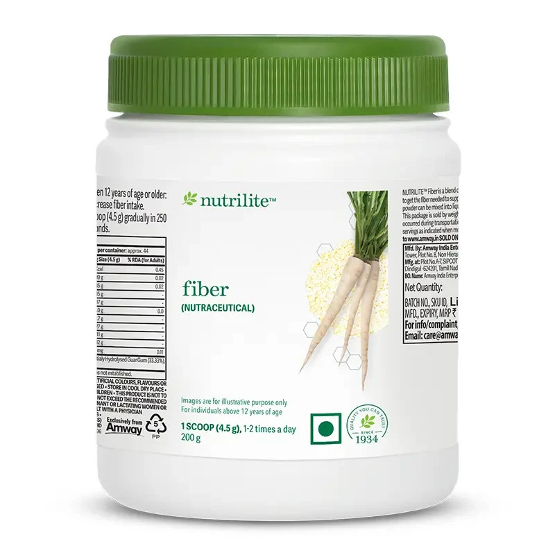 Amway NUTRILITE Fiber powedr Pack of 200 grams powder