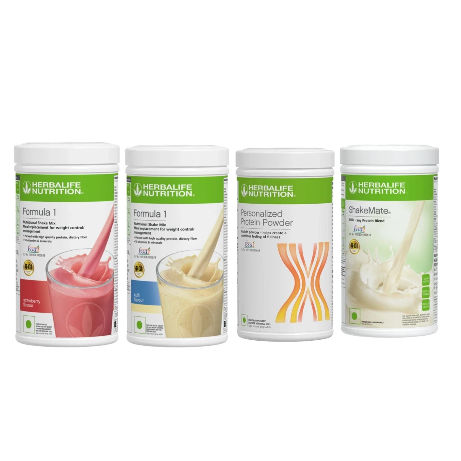HERBALIFE COMBO (STRAWBERRY + KULFI, PROTEIN 400GM, SHAKEMATE) LONG EXPIRY