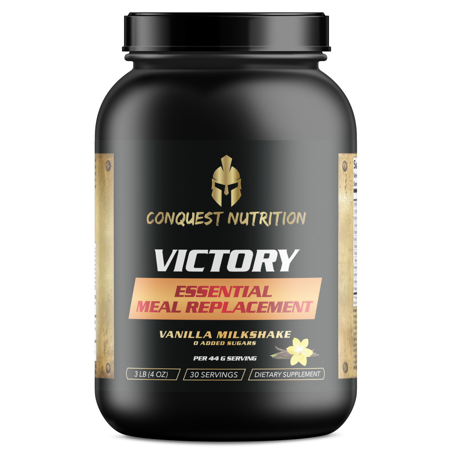 Conquest Victory Meal Replacement Protein Vanilla Milkshake 2.9lb 30 Servings