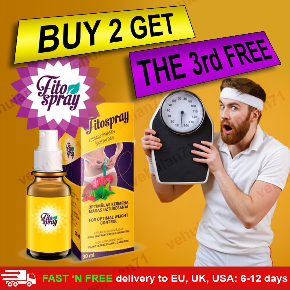 3x Packs of Original Fitospray Ultra Slim Goji berry berries slimming Fito Spray