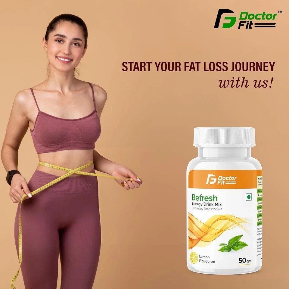 Befresh Energy Drink Mix ((50g X 3 Combo), Lemon + Tulsi + Kashmiri Kahwa)