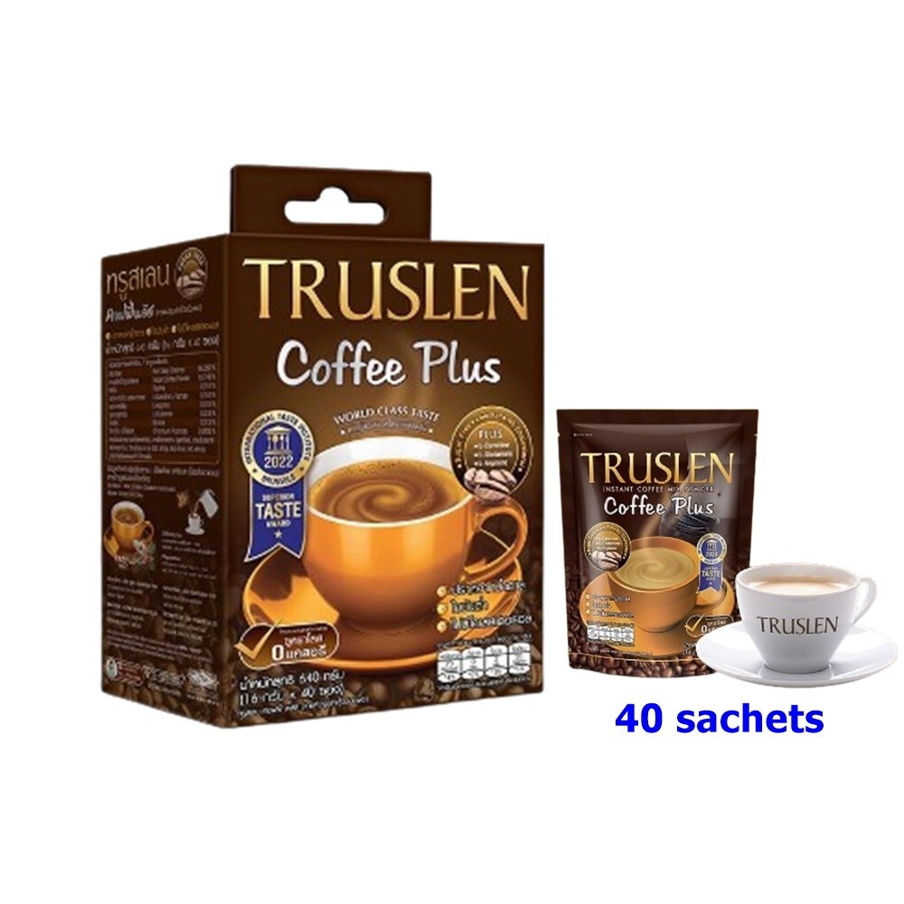 Truslen Coffee Plus Break Down Low Fat No Sugar,Cholesterol For Health 40xSachet