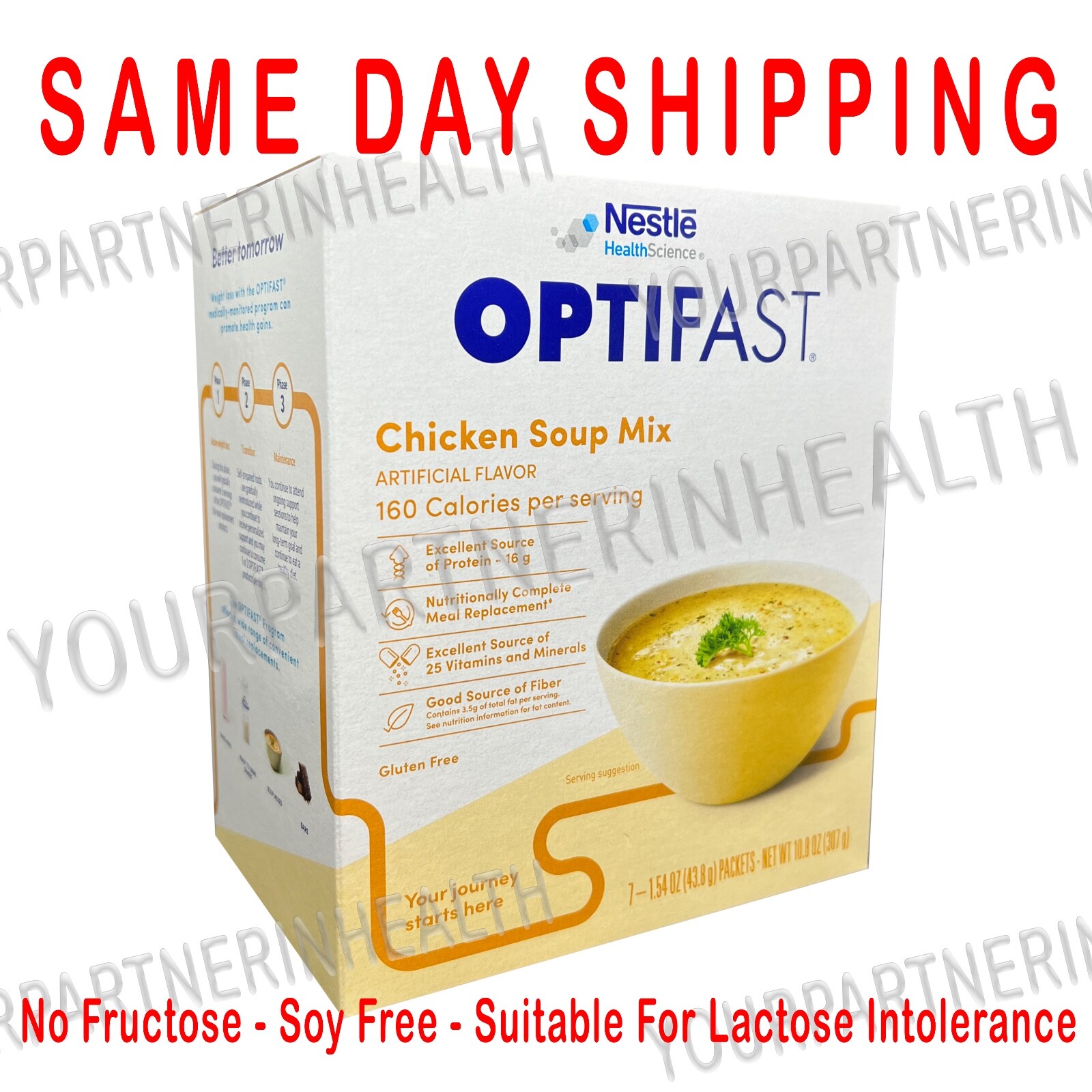 OPTIFAST CHICKEN SOUP | 2 BOXES | 14 SERVINGS | FRESH