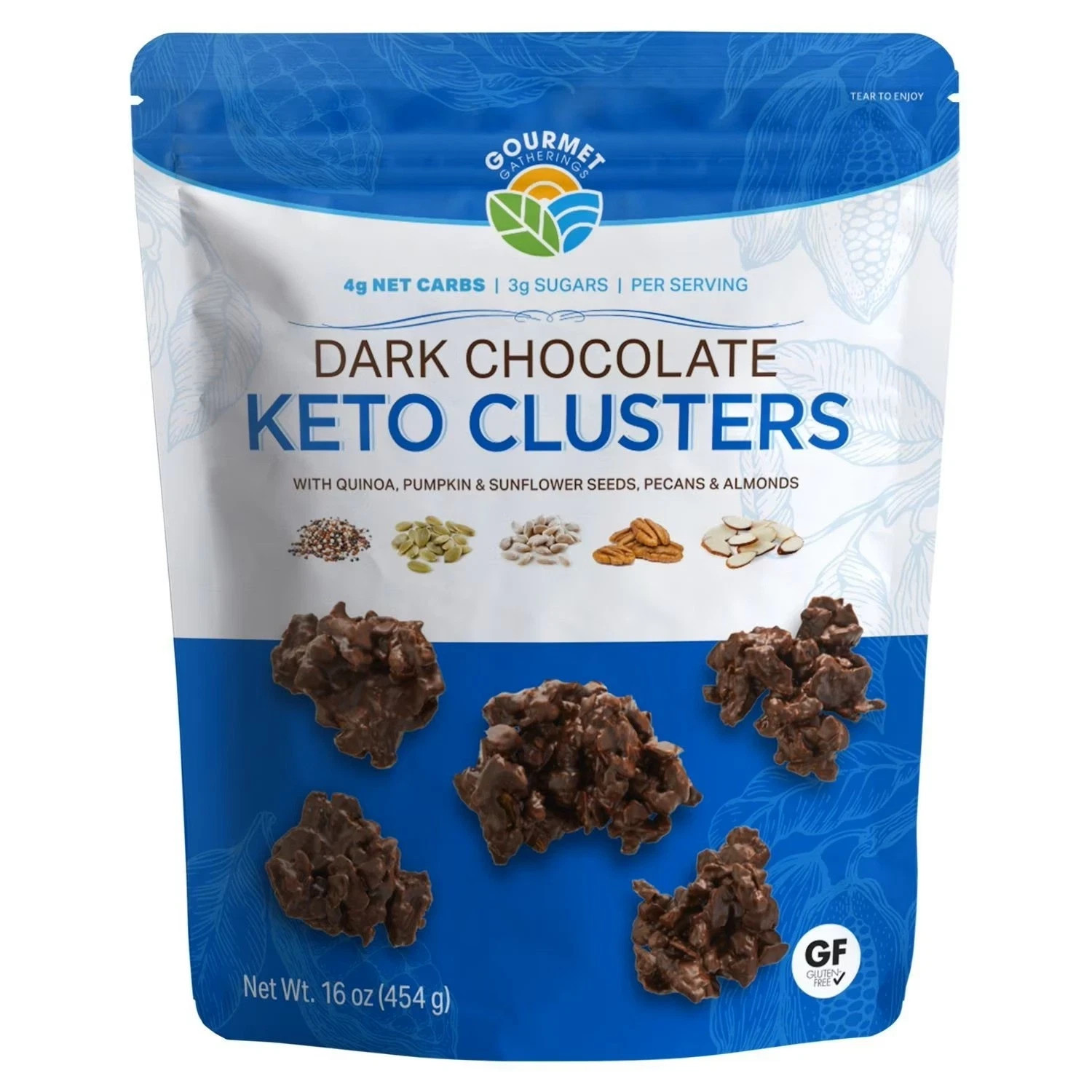 Gourmet Gatherings Dark Chocolate Keto Cluster, 16 oz Great Price