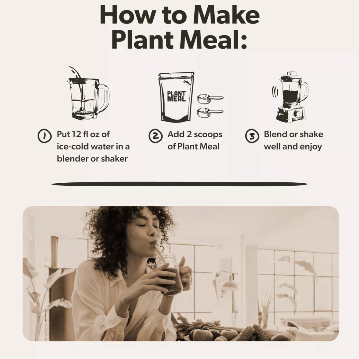 Plant Meal Replacement Shake – Vanilla – 25g of Plant Based Vegan Protein Pow…