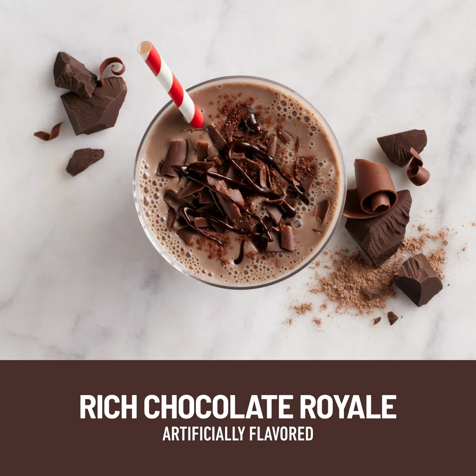 SlimFast Original Meal Replacement Shake Mix, Rich Chocolate Royale, 20.18 Oz, 2