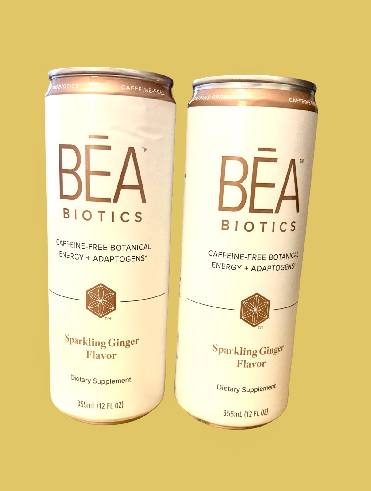 Isagenix BĒA Biotics Energy Drink Sparkling Ginger Flavor 2 ct. Exp 12/2025