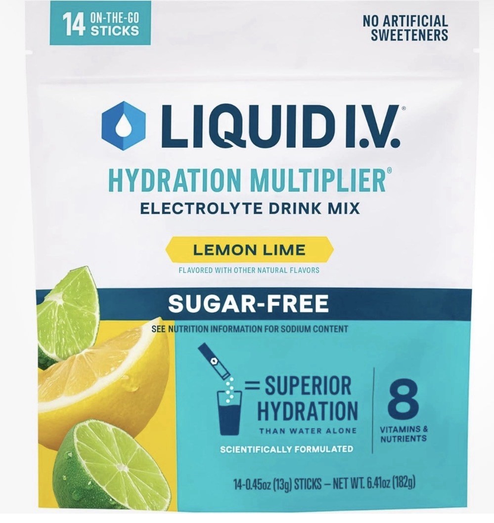 Liquid I.V. Hydration Multiplier Sugar-Free – Lemon Lime | Electrolyte Powder Dr