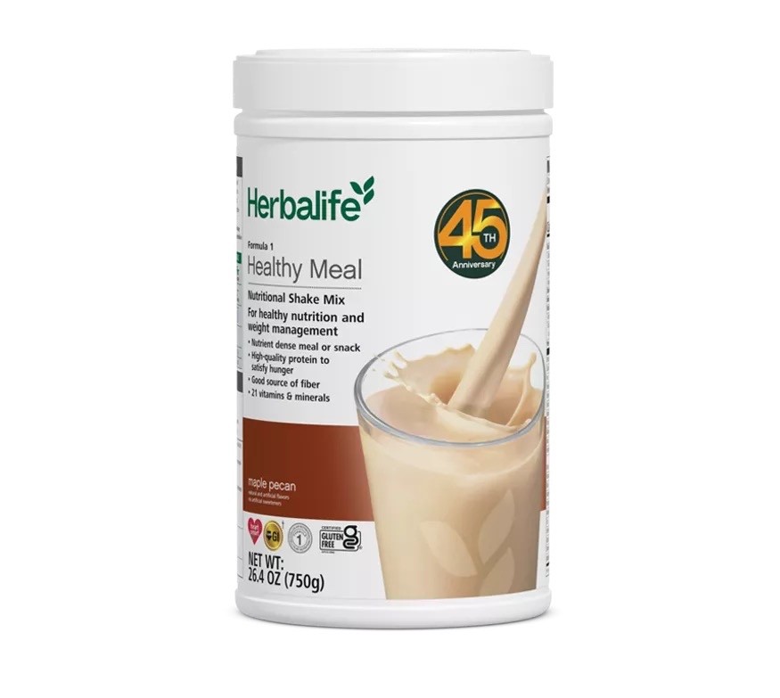 HERBAL FORMULA 1 Healthy Meal Nutritional Shake MAPLE PECAN 26.4 OZ (750g)
