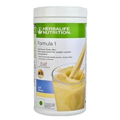Weight Management Combo Kulfi Shake Protein Peach Drink Shakemate 1250g FS