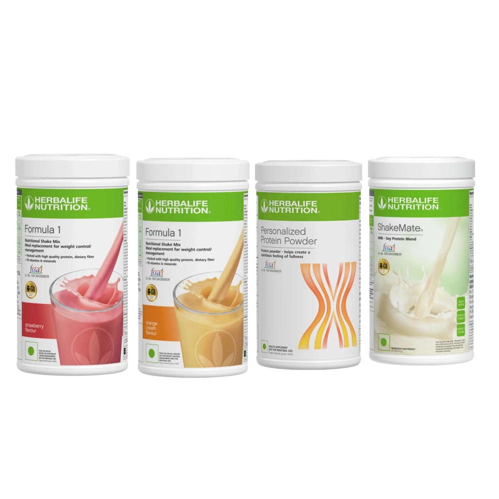 HERBALIFE COMBO (STRAWBERRY + ORANGE, PROTEIN 400GM, SHAKEMATE) LONG EXPIRY
