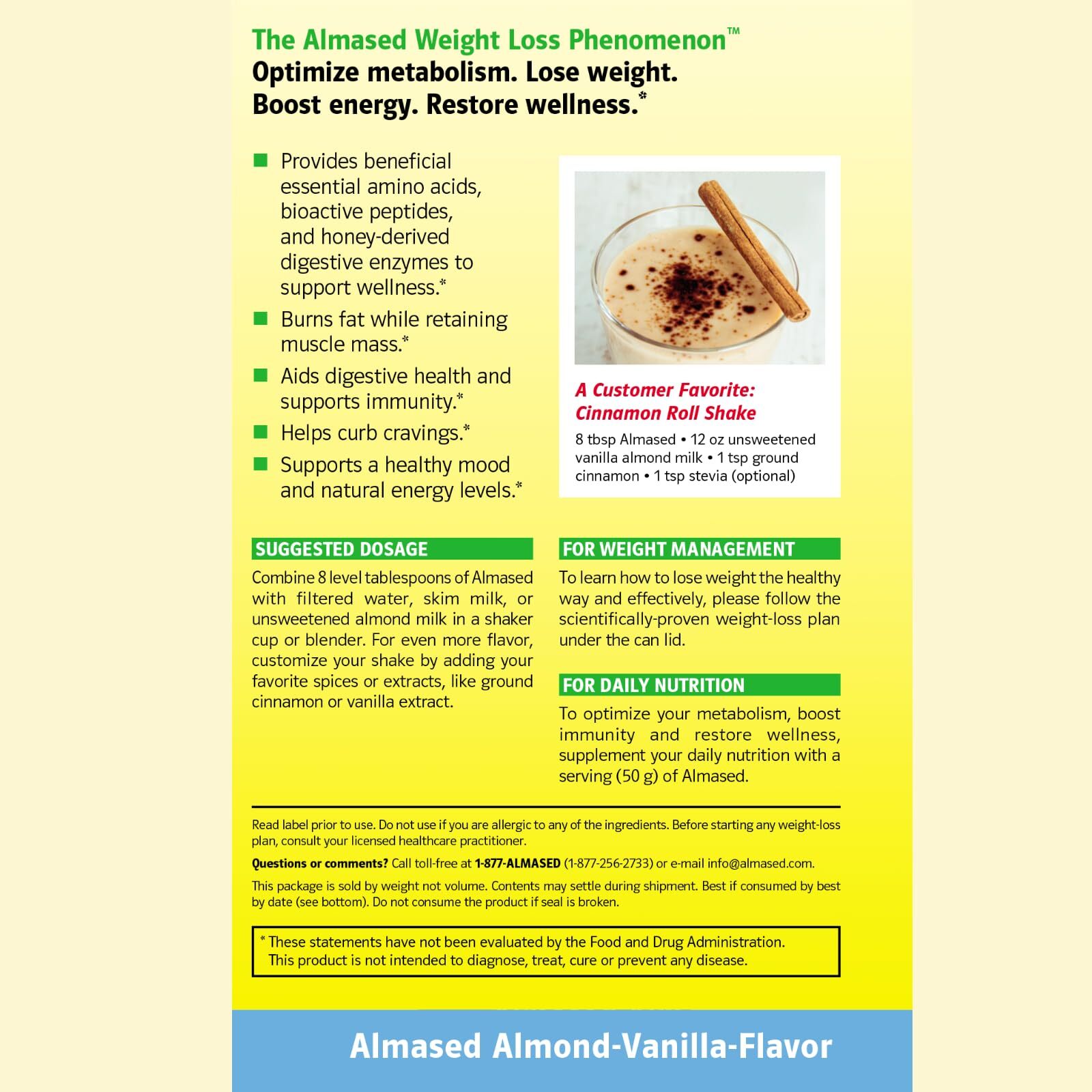 Meal Replacement Protein Powder 17.6oz Pack of 4 Weight Loss Metabolism Booster