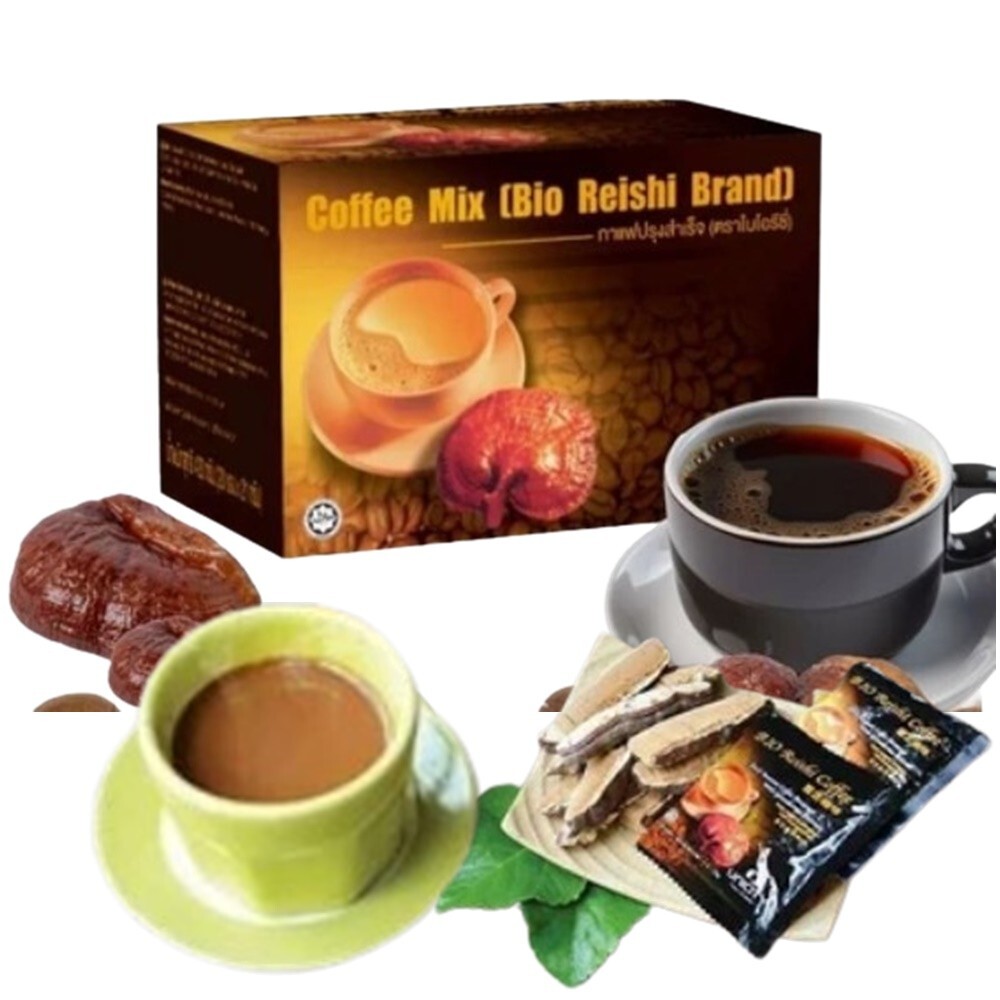 6X UNICITY Bio Reishi Coffee Mix Instant Beverage Cholesterol Burn No Trans Fat