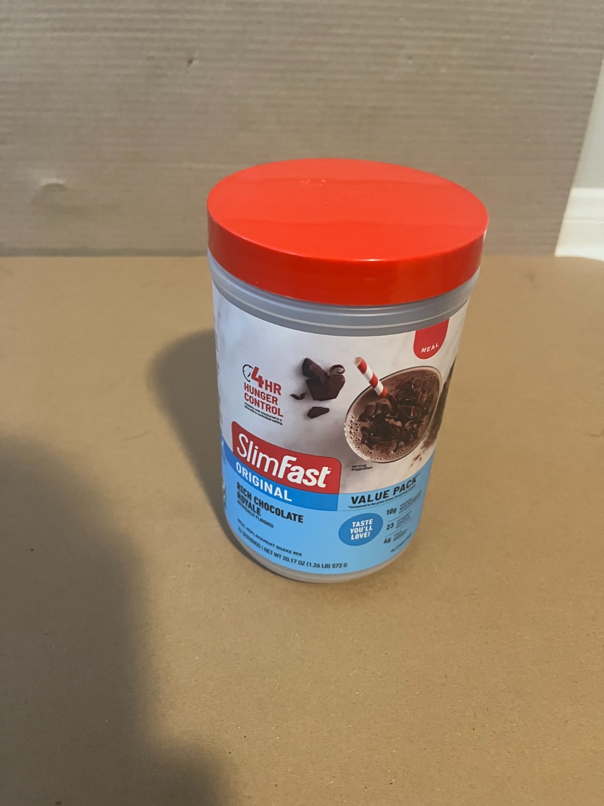 SlimFast Original Meal Replacement Shake Mix, Rich Chocolate Royale, 20.18 oz,